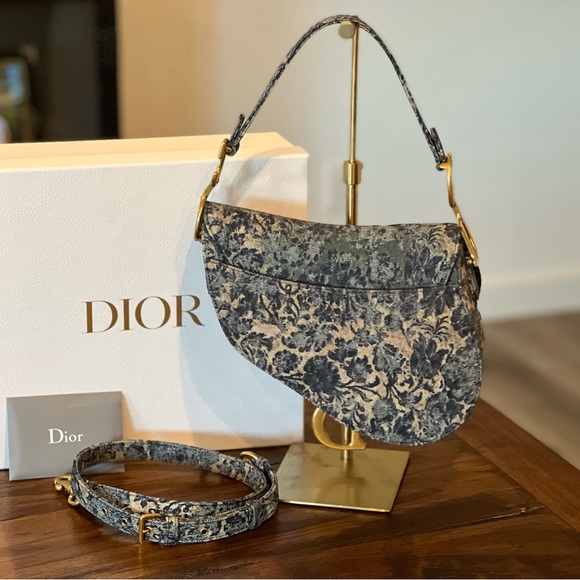 Dior Saddle Bag - Brocart Denim - Picture 2 of 5